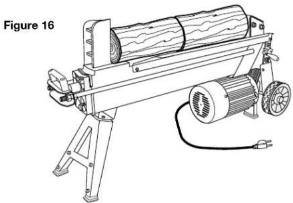 Snow Joe 15 AMP 5 Ton - Removing a Jammed Log - 5