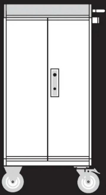 Black Box LCC30H-AC-R2 - STANDARD CHARGING CARTS - 1