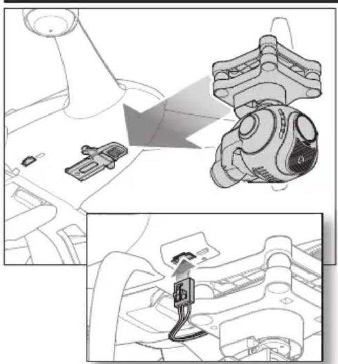 Blade BLH8622 - Installing the Gimbal - 1