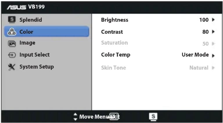 ASUS VB199T-P - Color - 1