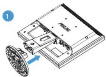 ASUS VB199T-P - To assemble the monitor: - 2