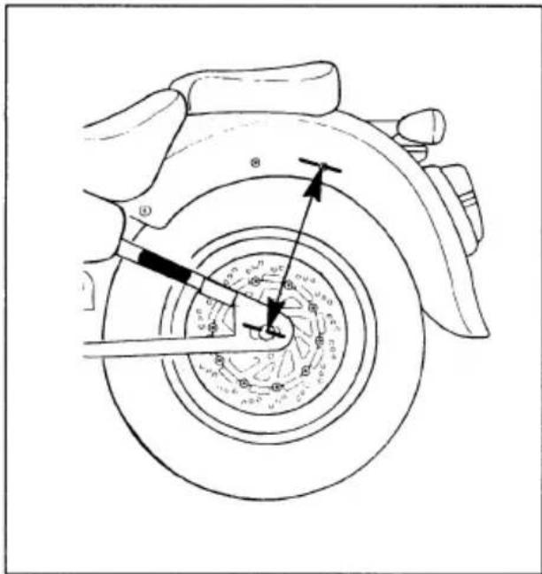 Technical diagram showing a car tire with labeled components and motion arrows indicating movement or force vectors.
