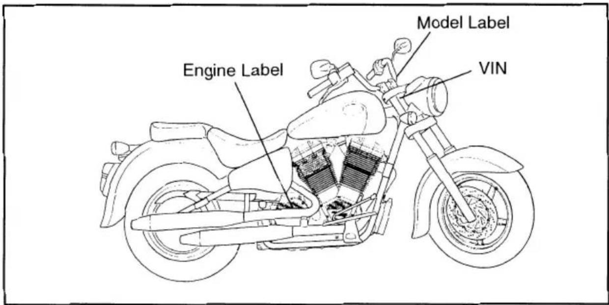 Engine Label Model Label VIN