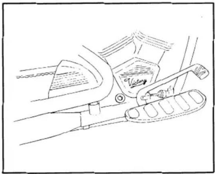 Victory Standard Cruiser (2000) - Rear Brake Pedal - 1