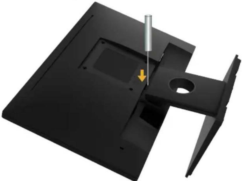 DELL E2418HN - Removing the Monitor Stand - 3