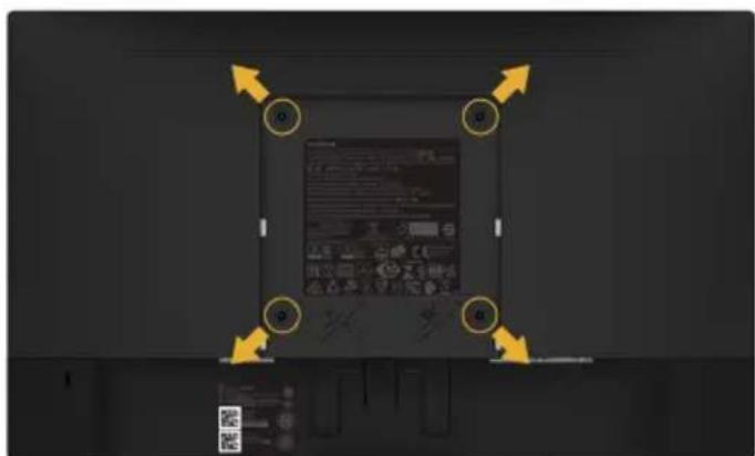 DELL E2418HN - Wall Mounting (Optional) - 1