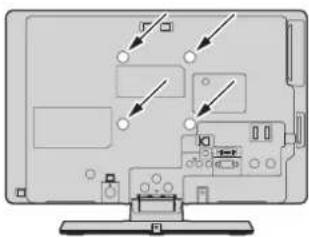 MITSUBISHI 32LB8 - 専用壁掛け金具、オプションスタンド取り付け部 - 1