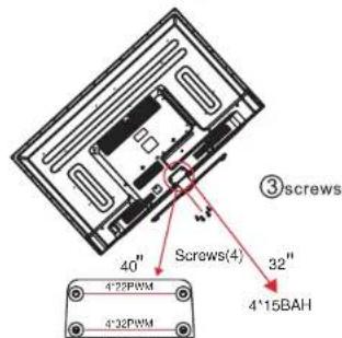 ③screws 40" Screws(4) 32" 4*15BAH 4*22PWM 4*32PWM