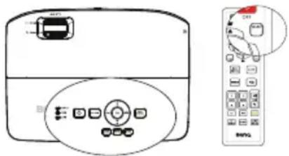 BENQ MH535A - Switching input signal - 1
