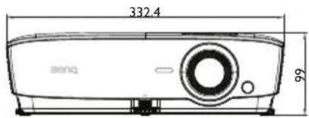 BENQ MH535A - Dimensions - 2