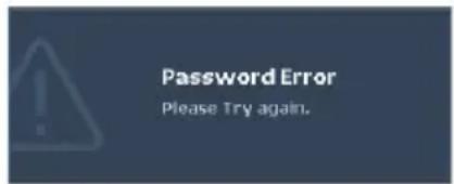 BENQ MH535A - If you forget the password - 1