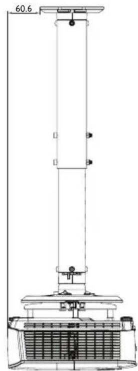 BENQ MH535A - Ceiling mount installation - 4