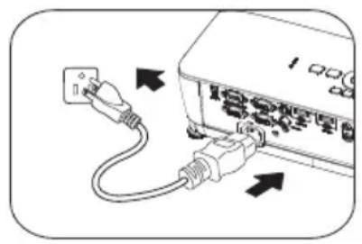BENQ MH535A - Starting up the projector - 1