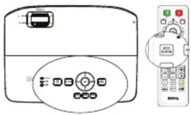 BENQ MH535A - Hiding the image - 1