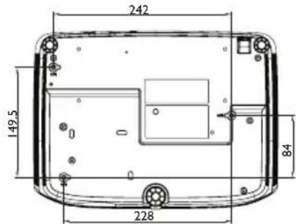 BENQ MH535A - Ceiling mount installation - 2