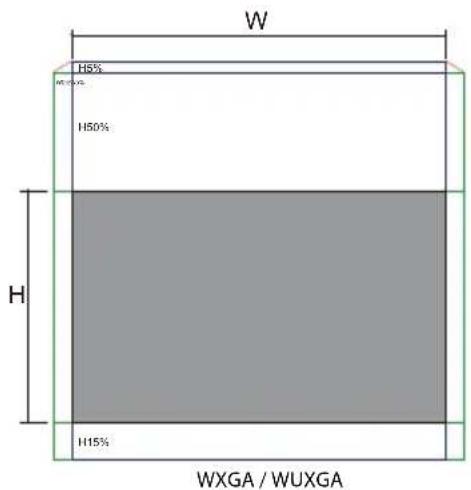 OPTOMA ProScene X605 - Lens Shift Range Diagram - 1