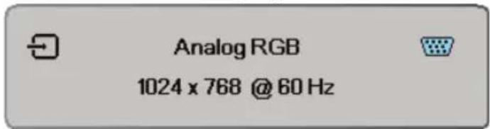 Analog RGB 1024 x 768 @ 60 Hz
