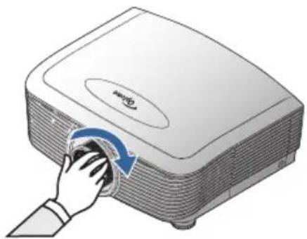OPTOMA ProScene X605 - Installing the New Lens - 3