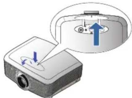 OPTOMA ProScene X605 - Removing the Existing Lens From the Projector - 2