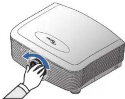 OPTOMA ProScene X605 - Removing the Existing Lens From the Projector - 3