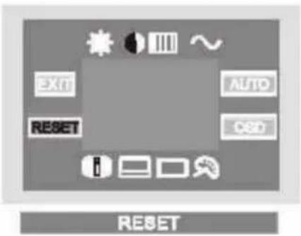 EXIT RESET AUTO CSD RESET
