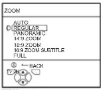 JVC LT-26C31BJE - ■ Choose the ZOOM mode - 1