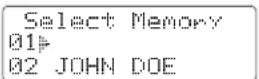 UNIDEN DXI 5586-3 - Storing Names and Numbers in Speed Dial Memory - 1