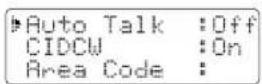 UNIDEN DXI 5586-3 - Activating AutoTalk - 1