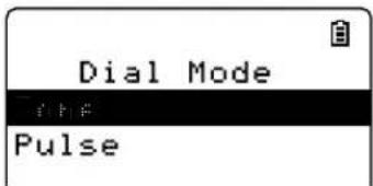 Dial Mode OFF Pulse