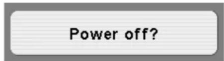 Power off?