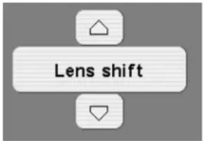 Lens shift