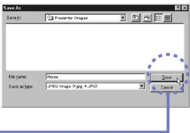 Save As Save As: Preventor Images File name: Horse Save as type: JPEG Image (x.jpg, x.JPG) Save Cancel