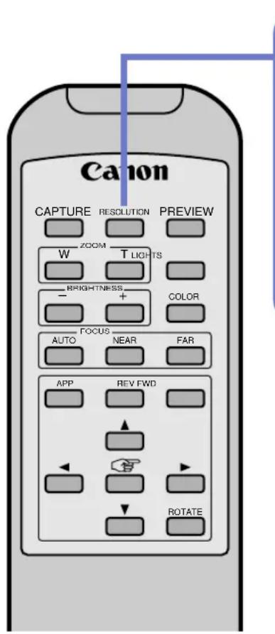 Canon CAPTURE RESOLUTION PREVIEW W ZOOM T LIGHTS BRIGHTNESS COLOR AUTO FOCUS NEAR FAR APP REV FWD ROTATE
