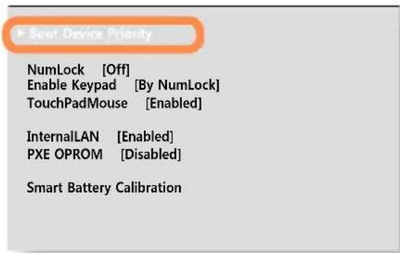SAMSUNG NP300V5ZH - Changing the Boot Priority - 2