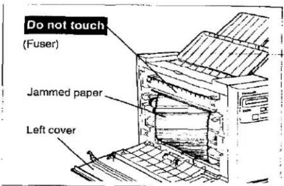 PANASONIC KX-P4401 - When "JAM 3/TOP COVER" is displayed - 4