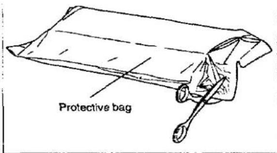 PANASONIC KX-P4401 - Open the protective bag. - 1