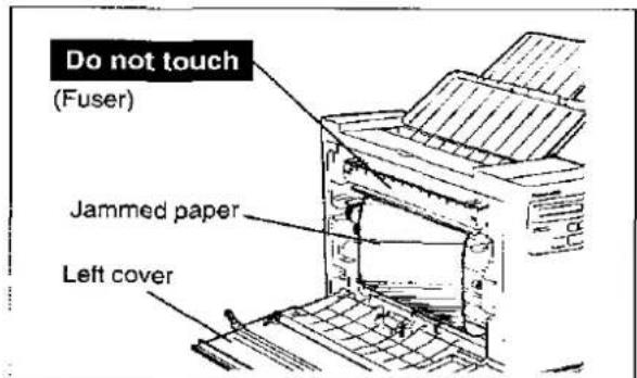 PANASONIC KX-P4401 - When "JAM 2" is displayed - 1