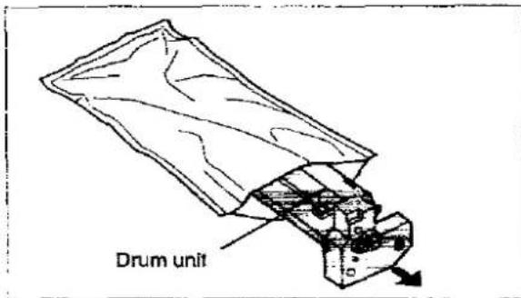 PANASONIC KX-P4401 - Take out the drum unit. - 1
