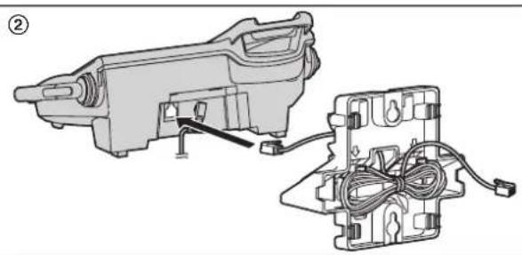 PANASONIC KX-TG5571 - Wall mounting - 3