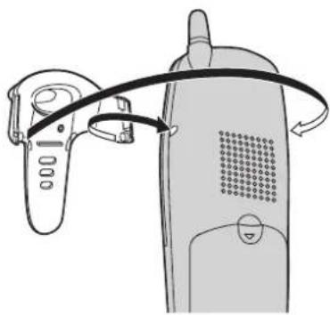 PANASONIC KX-TG5571 - Belt clip - 1