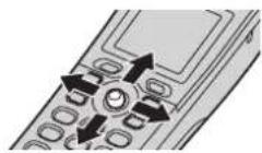 PANASONIC KX-TG5571 - Using the joystick - 1