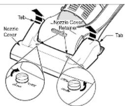 Nozzle Cover Nozzle Cover Reservoir Tab Tab
