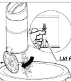 PANASONIC MC-UL672 - TO EMPTY DUST BIN - 2
