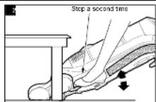 PANASONIC MC-UL672 - F) HANDLE LOCK / RELEASE BY FOOT PEDAL - 2