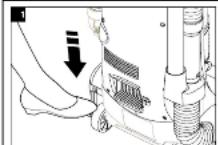 PANASONIC MC-UL672 - F) HANDLE LOCK / RELEASE BY FOOT PEDAL - 1