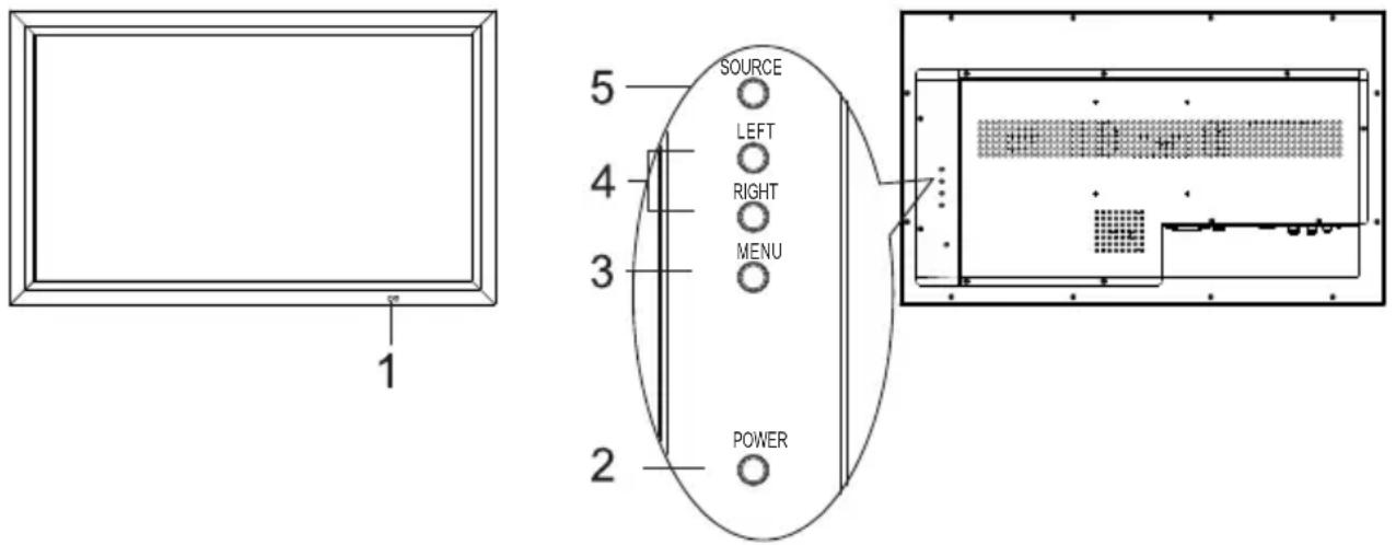 Hikvision DS-D5049FL - Remark: The above picture may be different from and shall be subject to the actual product. - 1