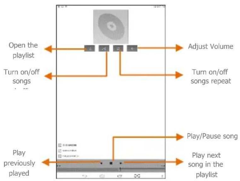 Micromax Canvas Tab P666 - Music Player - 3