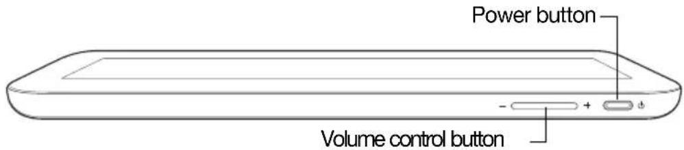 Power button Volume control button