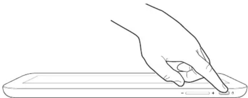 TOSHIBA Encore WT8-A32 - Turning on the power - 2