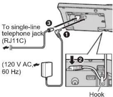 PANASONIC KX-TG9371 - Base unit - 1